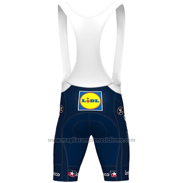 2020 Abbigliamento Ciclismo Deceuninck Quick Step Campione USA Manica Corta e Salopette